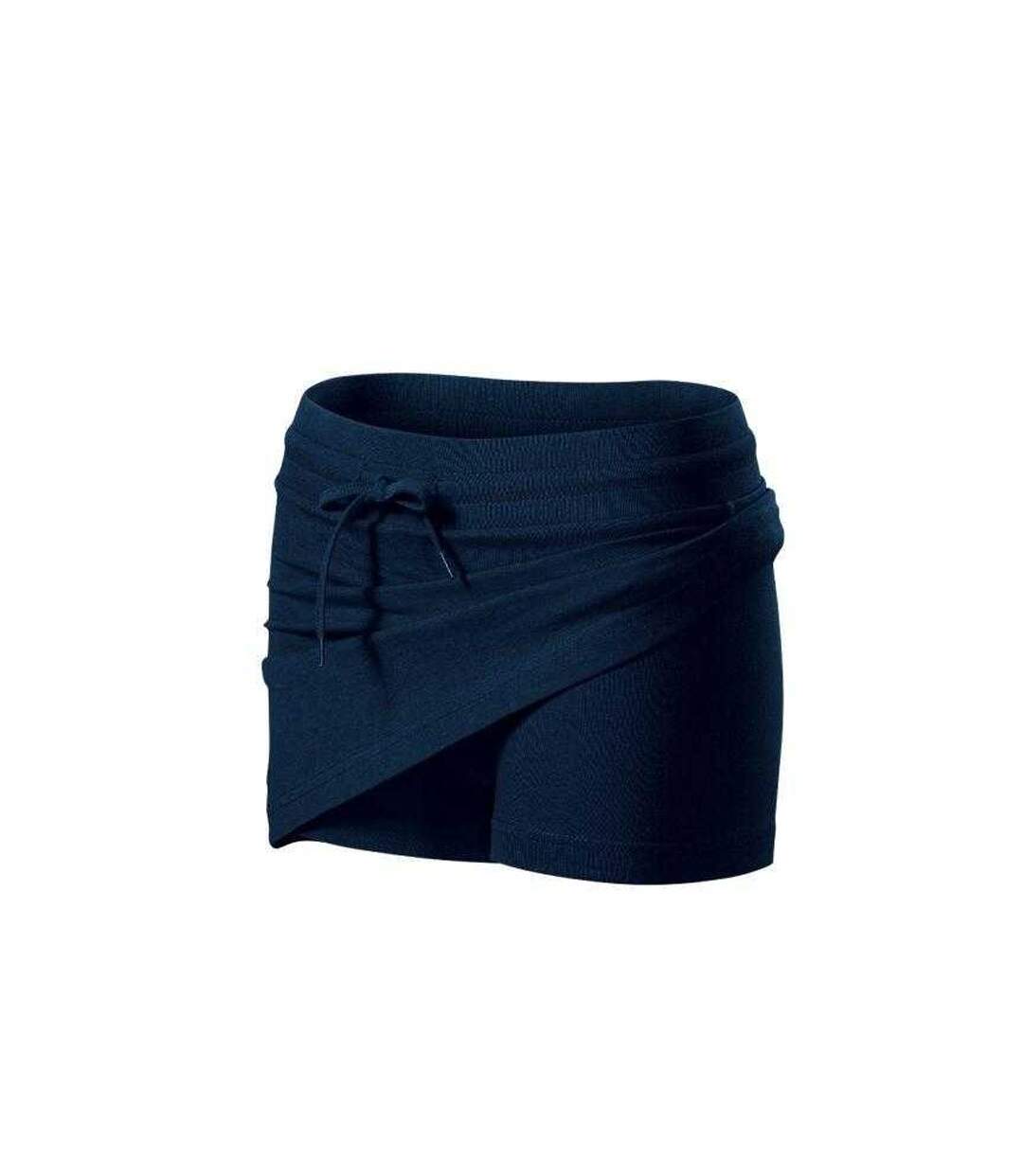 Mini Jupe Femme Bleu Marine Foncé Malfini-3