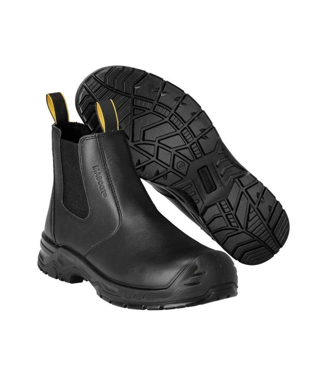 Bottes De Sécurité En Cuir Mens Footwear Originals Noir Mascot-4