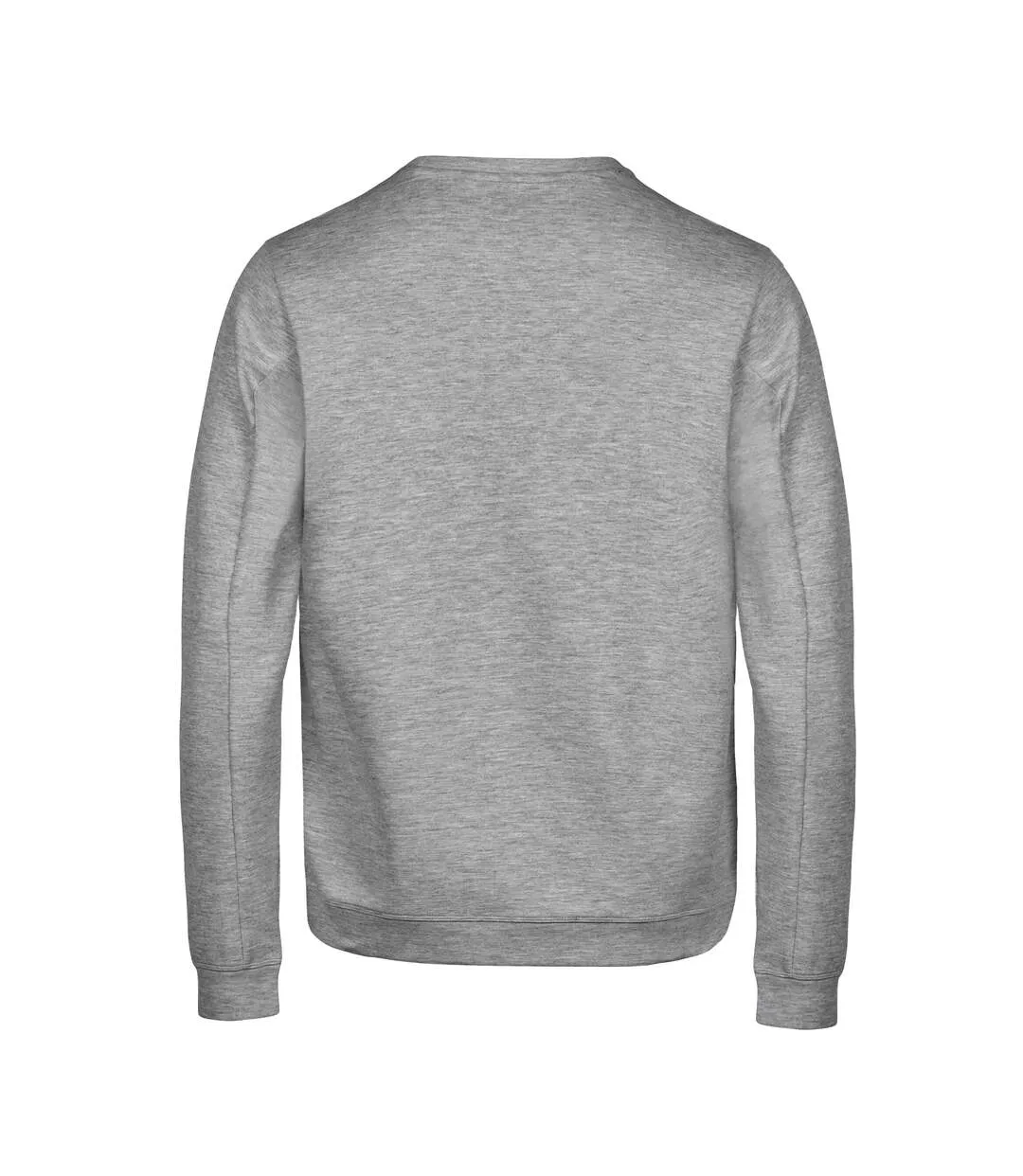 Mens Crew Neck Athletic Sweatshirt Heather Grey Tee Jays-2