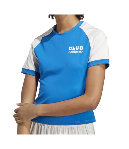 T-shirt Bleu Femme Adidas Club Tee IB5806 - L