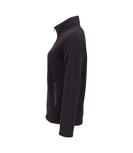 SOLS Womens/Ladies Norman Fleece Jacket (Black)