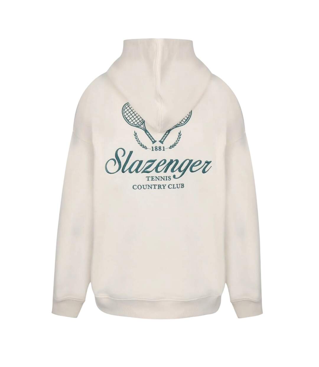 Sweat À Capuche Motif/style Logo Femme Blanc Slazenger-2