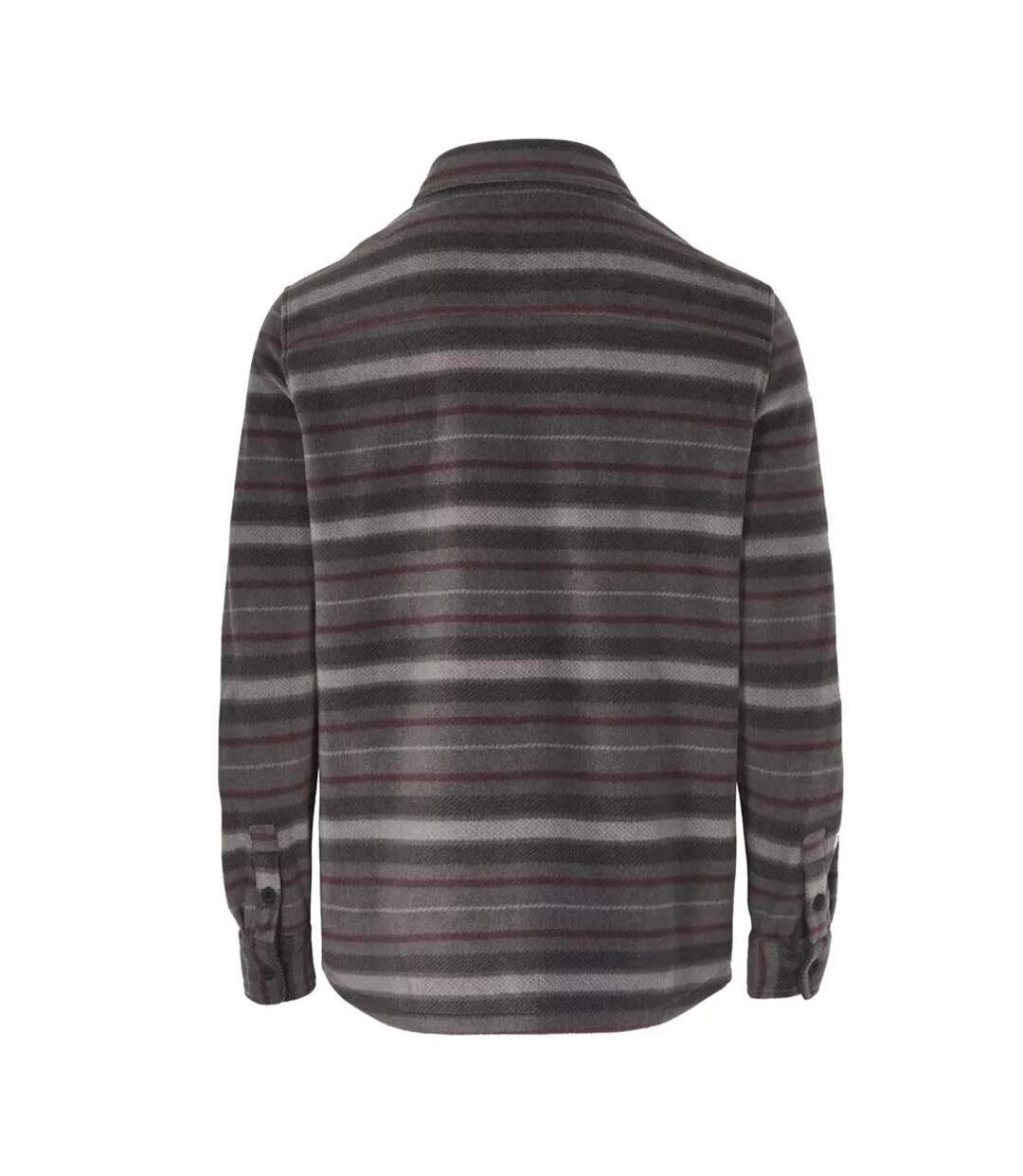 Chemise grises/bordeaux homme o'neill superfleece-2