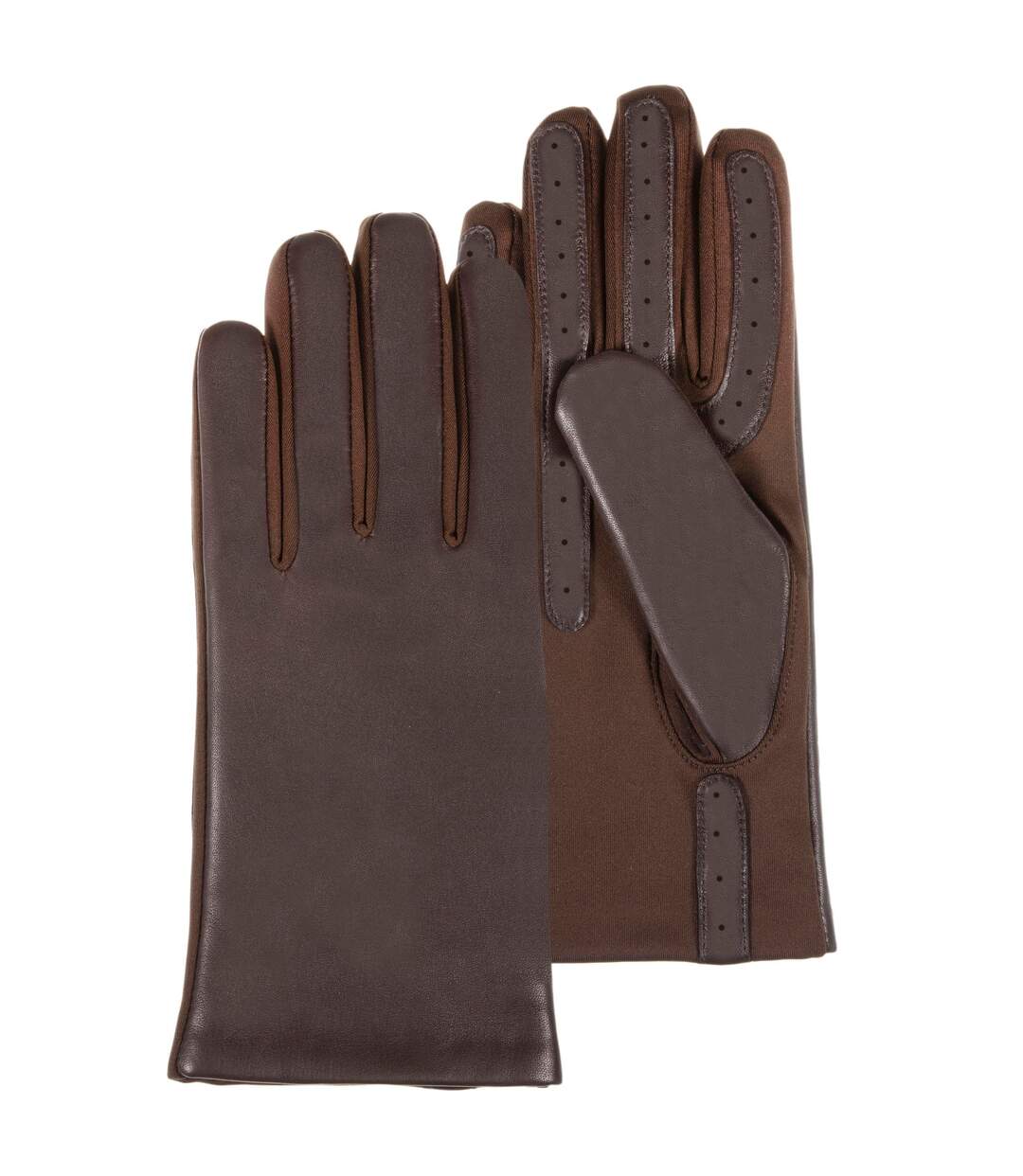 Isotoner Gants femme tactiles, taille unique et doublés en imitation fourrure-1