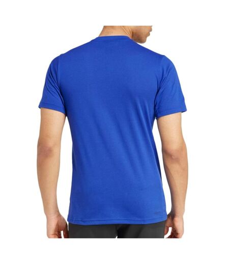 T-Shirt bleu homme adidas camo