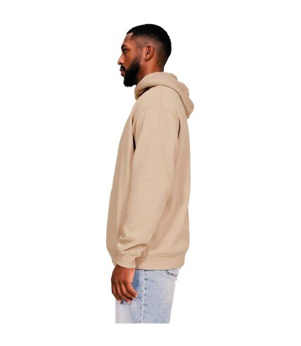 Casual Classics Mens Core Ringspun Cotton Oversized Hoodie (Sand)