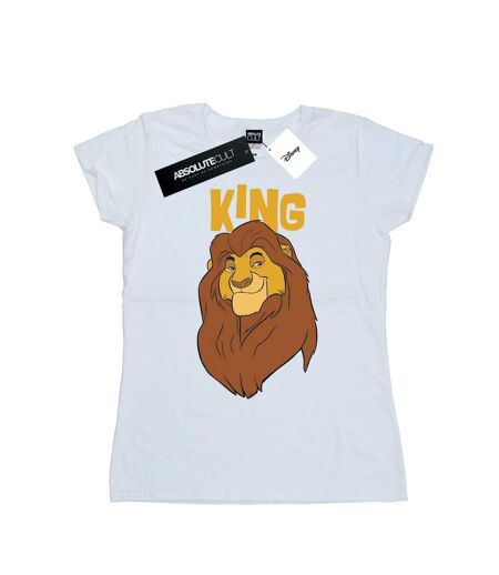 Disney - T-shirt THE LION KING MUFASA KING - Femme (Blanc) - UTBI25206
