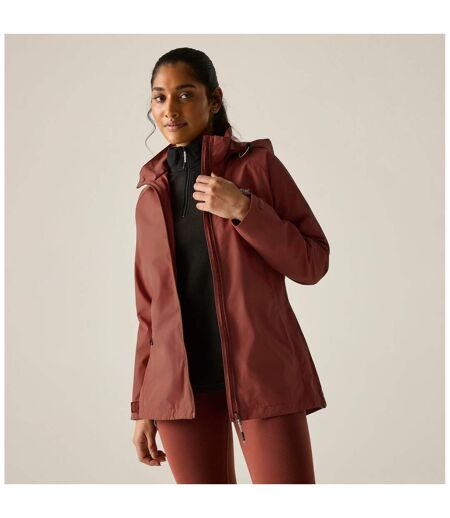 Veste Imperméable Daysha Femme Orange Rouge Regatta