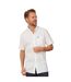 Mens Classic Linen Short-sleeved Shirt White Raging Bull-3