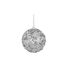 Maxi sequin bauble 10cm silver Davies Products