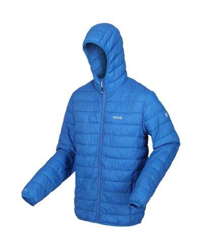 Regatta Mens Hillpack Hooded Lightweight Jacket (Strong Blue)