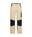 Pantalon De Travail Homme Beige Gris Noir James And Nicholson-1