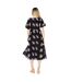 Robe mi-longue femme noir Dorothy Perkins