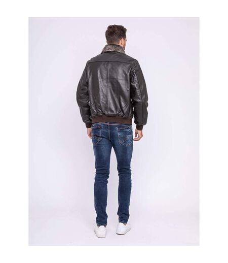 Blouson cuir pilote BANDIDAS