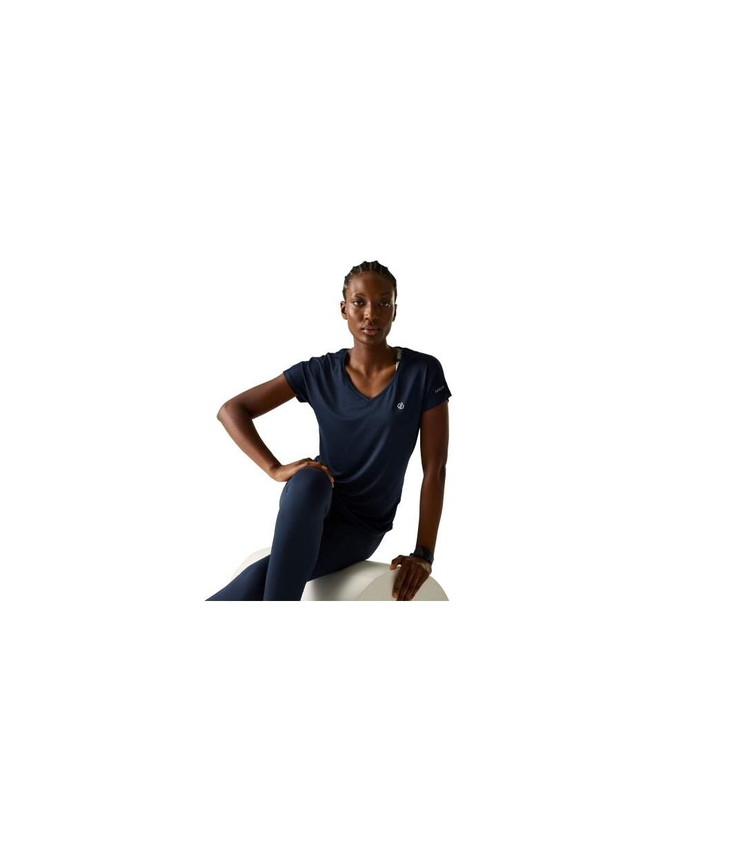 Womens/ladies Vigilant Active T-shirt Navy Dare 2B-1