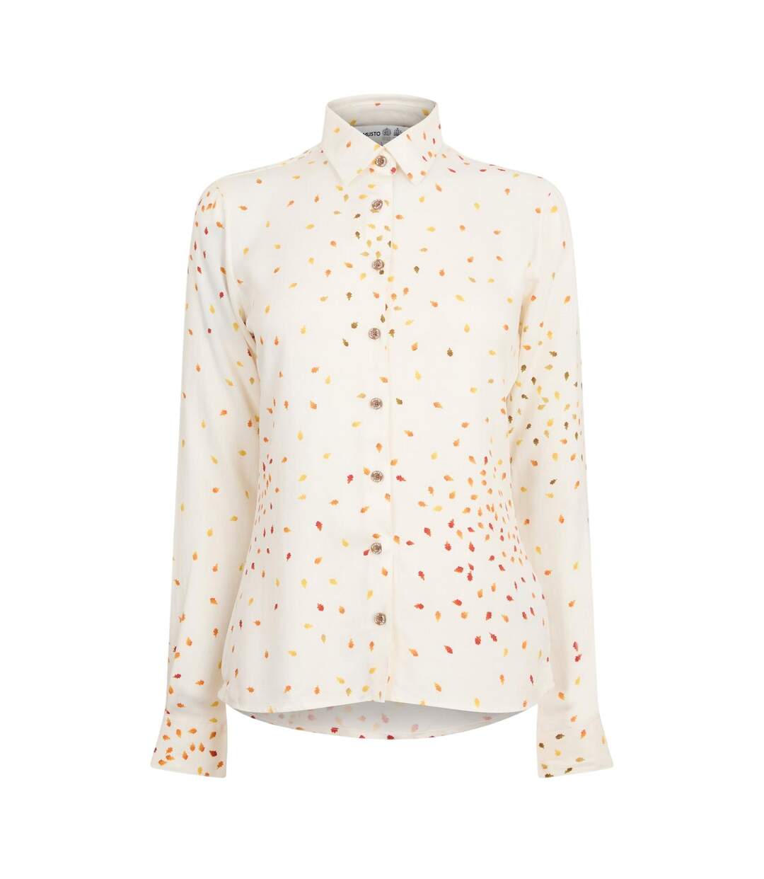 Womens/ladies Leaf Formal Shirt Cream Musto-2