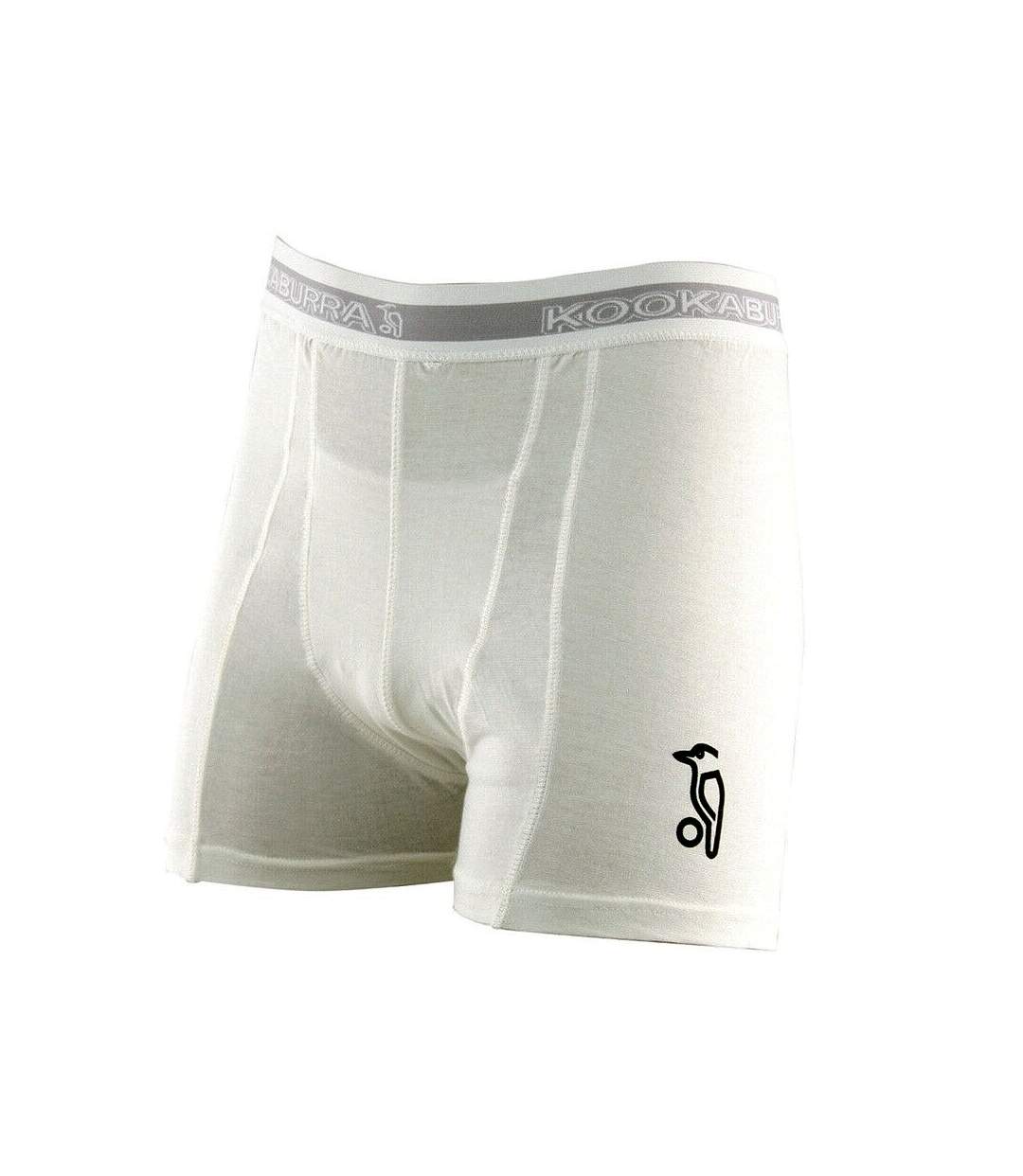 Mens jock shorts white/blue Kookaburra