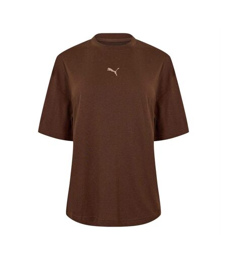 T-shirt Train Femme Marron Foncé Puma