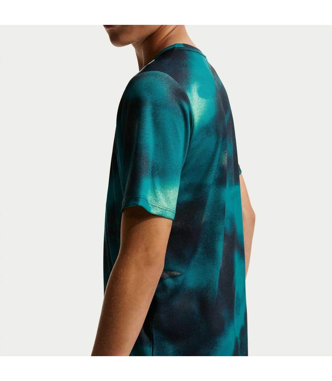 T-shirt Performance Dri-fit Femme Bleu Gris Argent Nike-4
