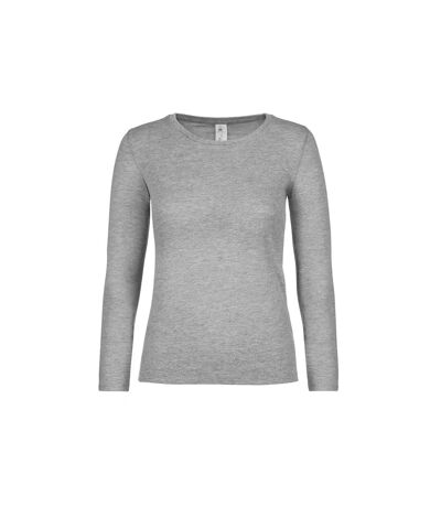 B&C Womens/Ladies E150 Long sleeve T-Shirt (Sport Gray)