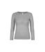 B&C Womens/Ladies E150 Long sleeve T-Shirt (Sport Gray) - UTRW6528