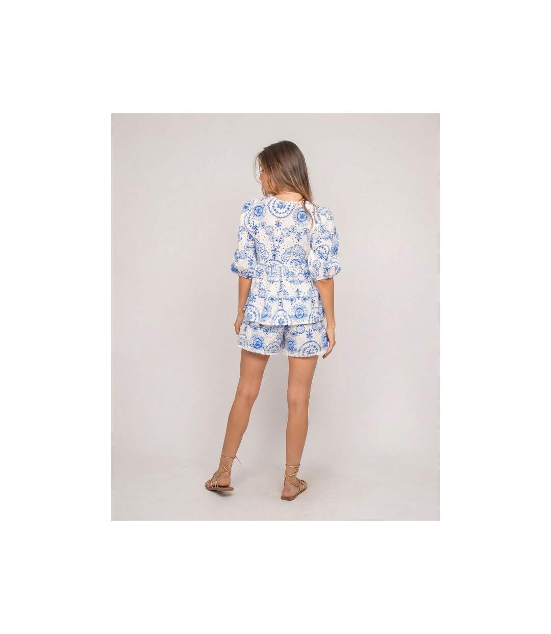 Blouse broderie OCTANA - Dona X Lisa-2