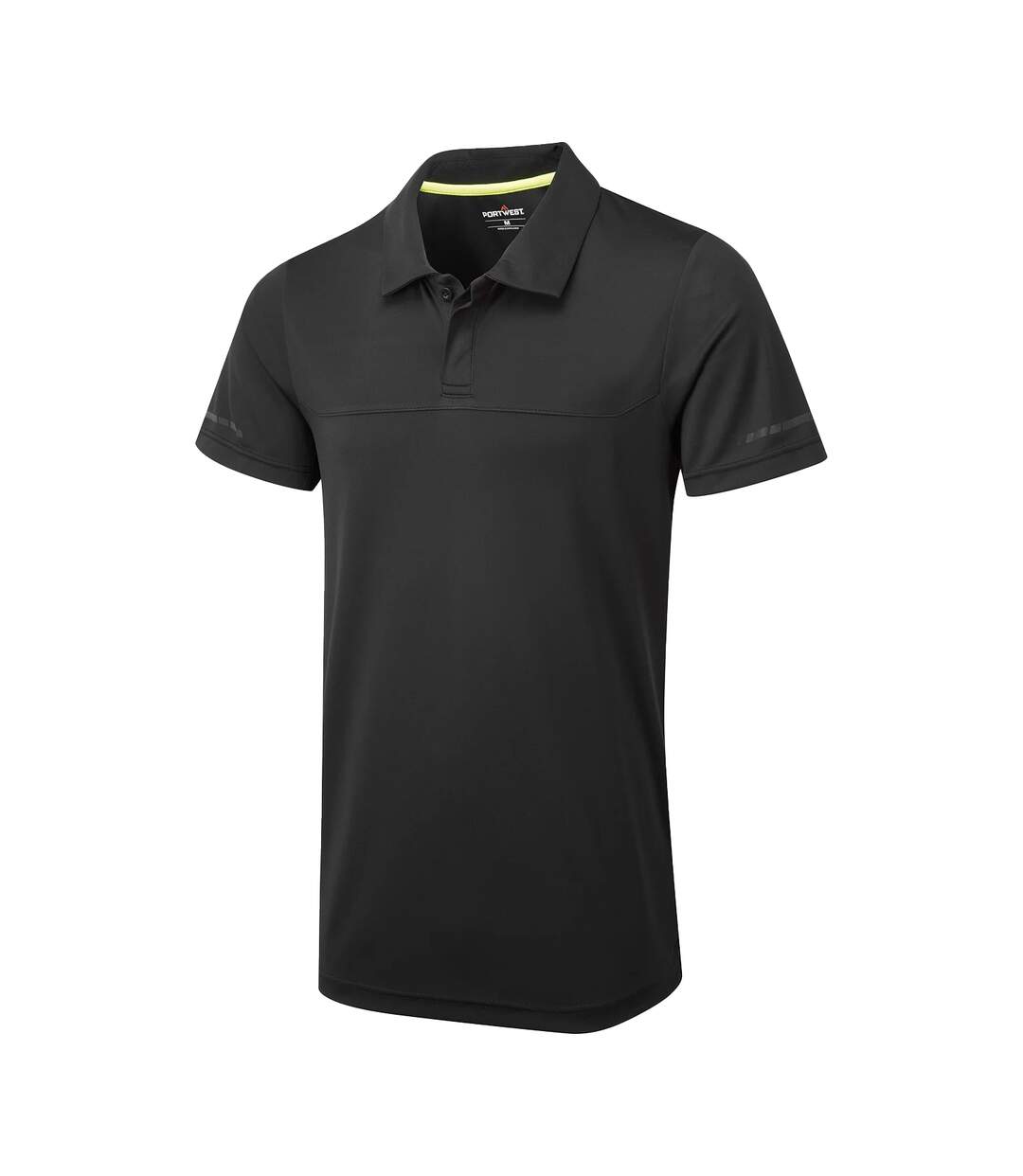 Polo Motif/style Uni Ev4 Homme Noir Portwest-3