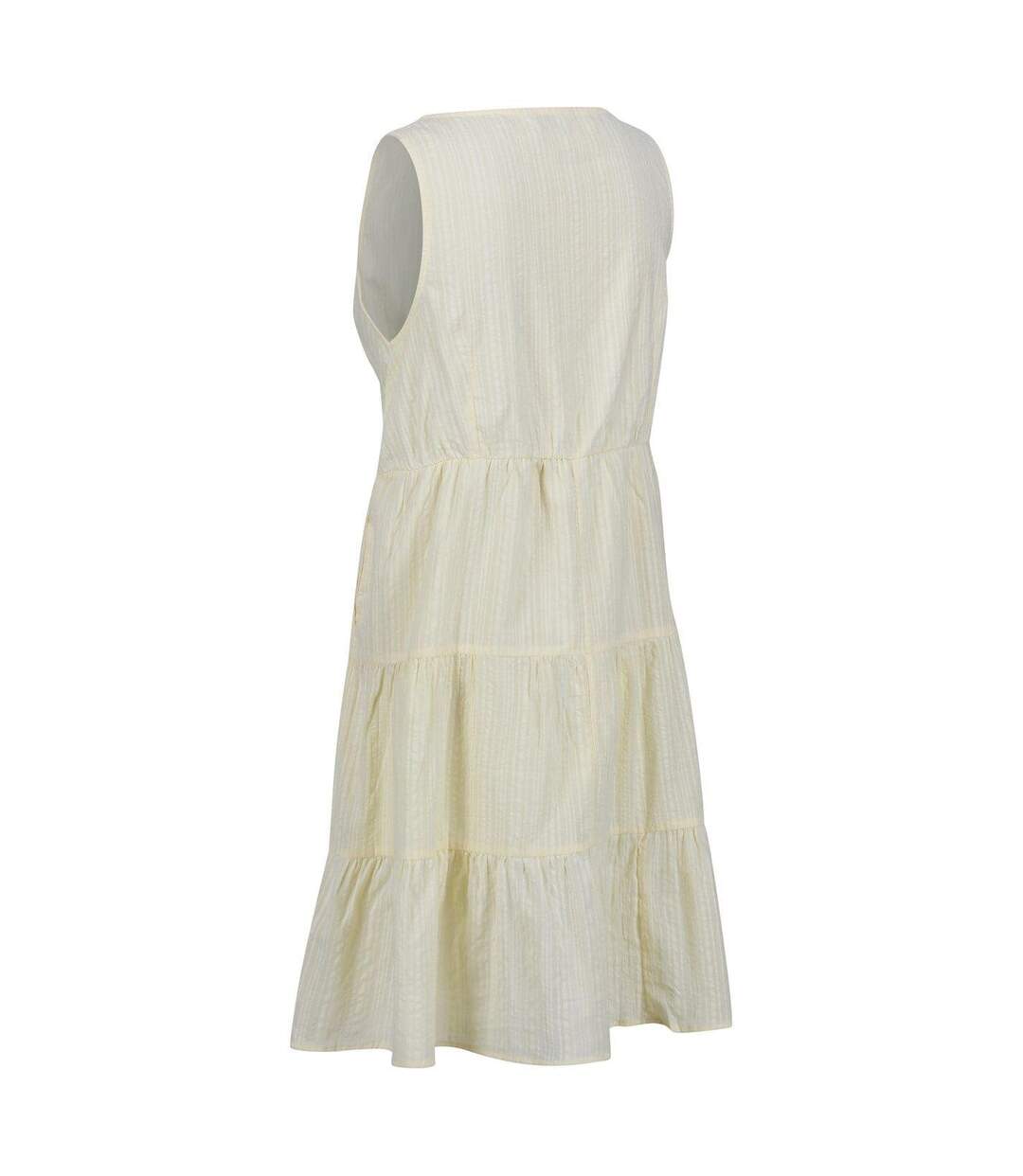 Womens/ladies Zariah Vertical Stripe Midi Dress Sunlight Regatta-3