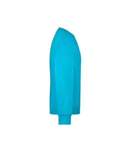 Sweat Workwear Adulte Turquoise Vif James And Nicholson