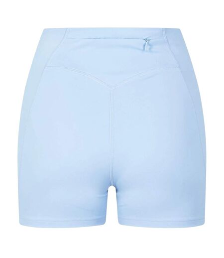 Womens/ladies Opaque Mini Shorts Brunnera Blue USA Pro