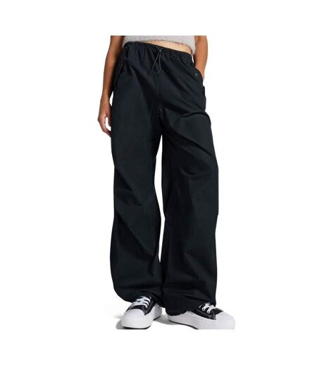 Pantalon fluide cargo noir femme converse parachute