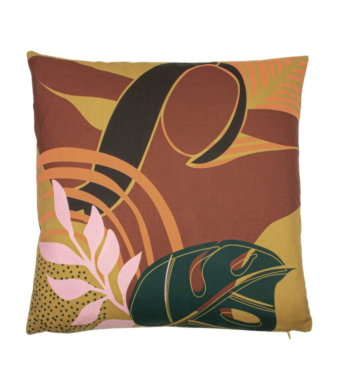 Vida botanical cushion cover 50cm x 50cm multicoloured Furn