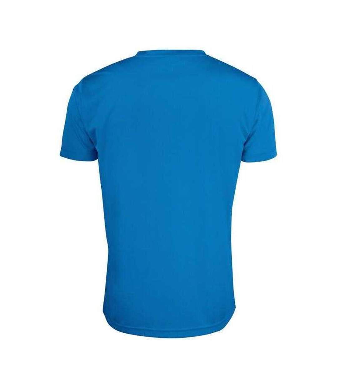 Mens Basic Active T-shirt Royal Blue Clique-2