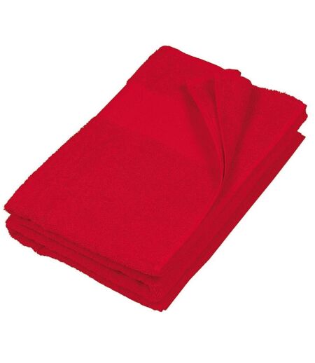 Serviette de toilette - K112 - rouge