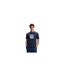 Mens Insignia Logo T-shirt Open Blue Boss-1