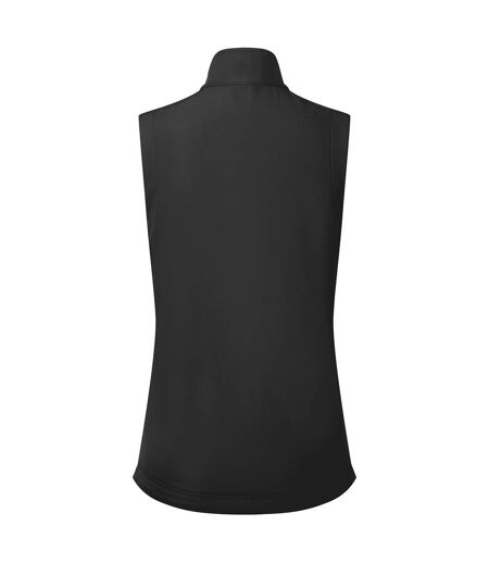 Premier Womens/Ladies Windchecker Recycled Printable Vest (Black)