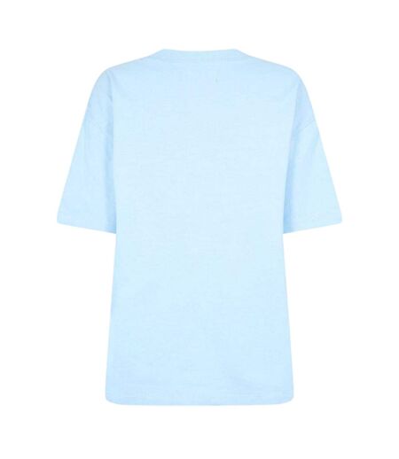 Womens/ladies Logo Oversized T-shirt Blue Kangol