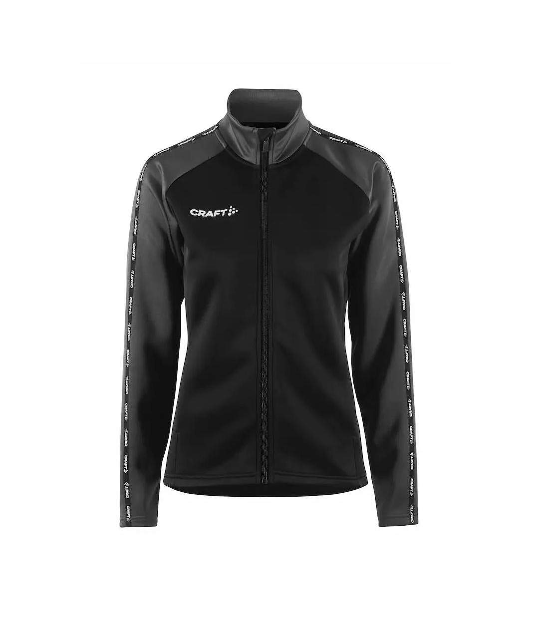 Veste zippé noir femme craft squad half-1
