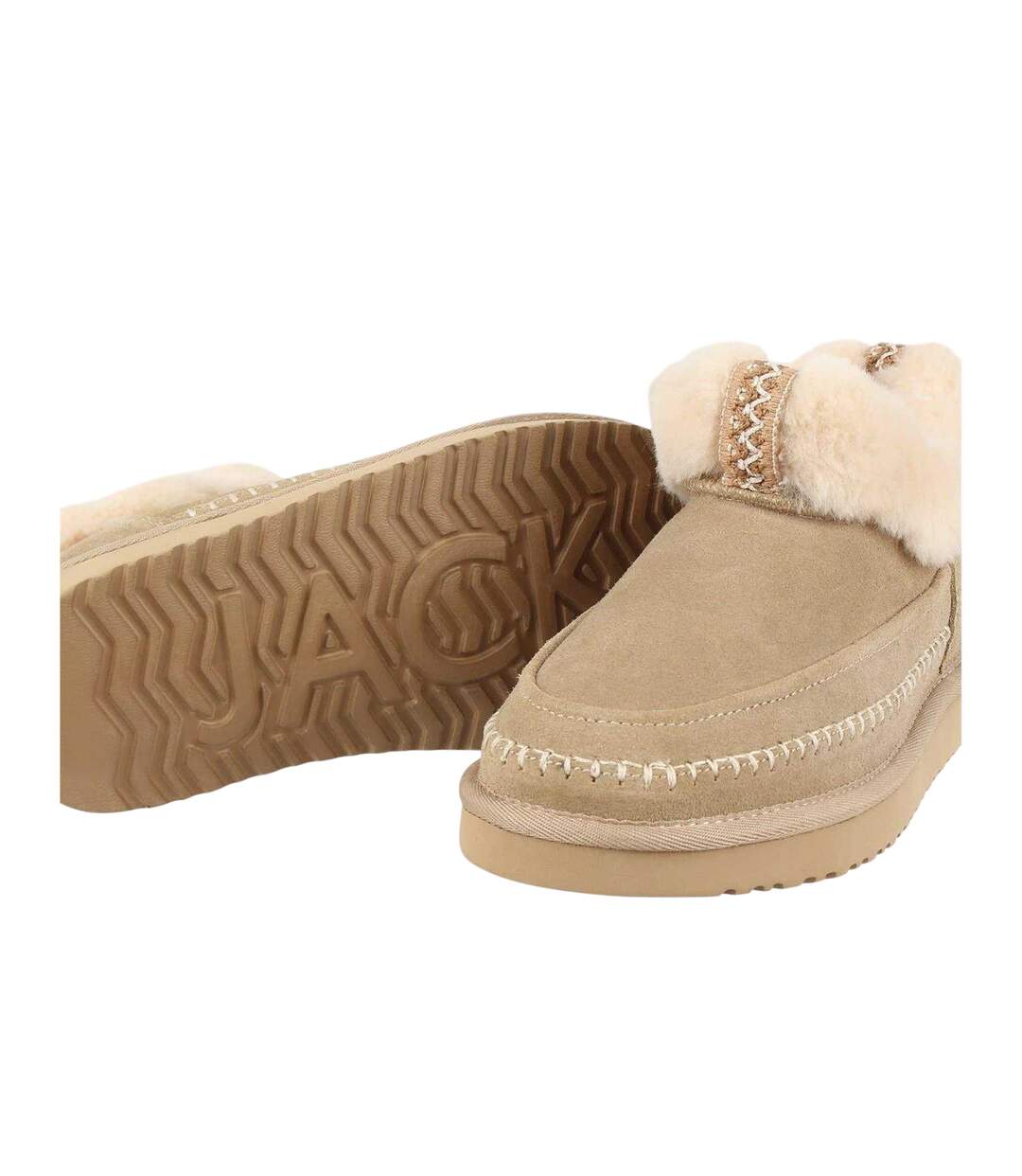 Womens/ladies Alpine Suede Boots Sand Jack Wills-4