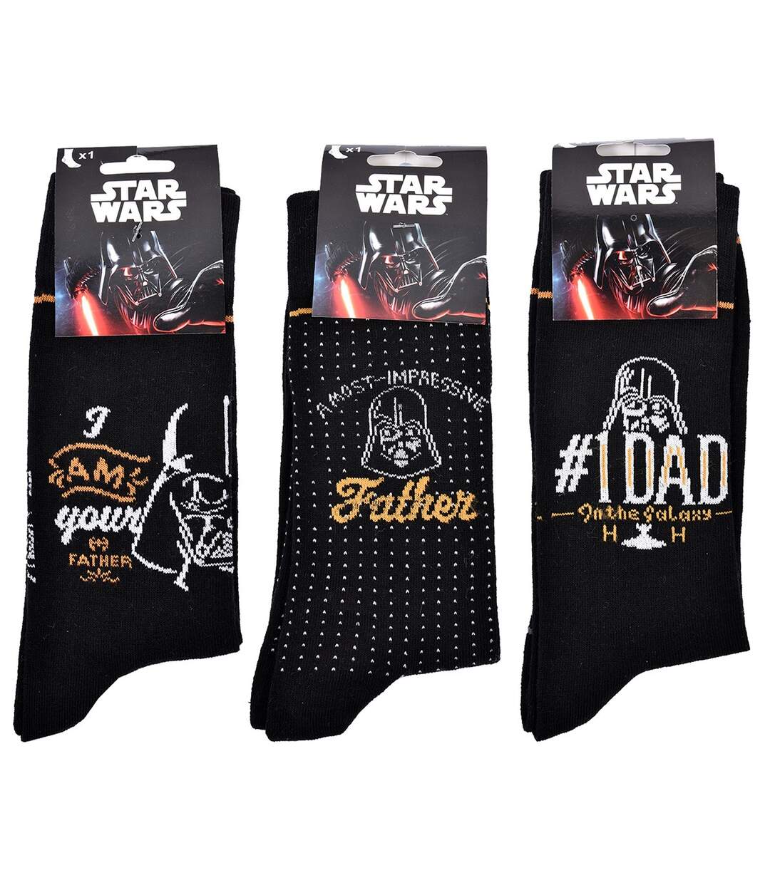 Chaussettes Pack HOMME STW Pack de 3 Paires VADER0340-4