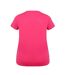 T-shirt Motif/style Uni Femme Rose Vif Slazenger-2