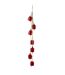 Suspension de Noël 7 Cloches 45cm Rouge-1