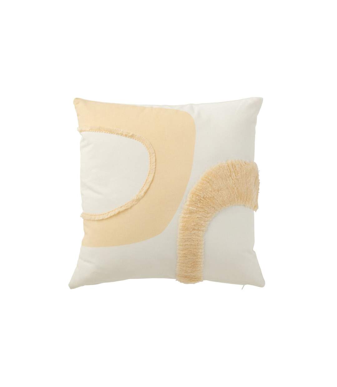 Coussin Déco Cercle Julia 43x43 Beige-1