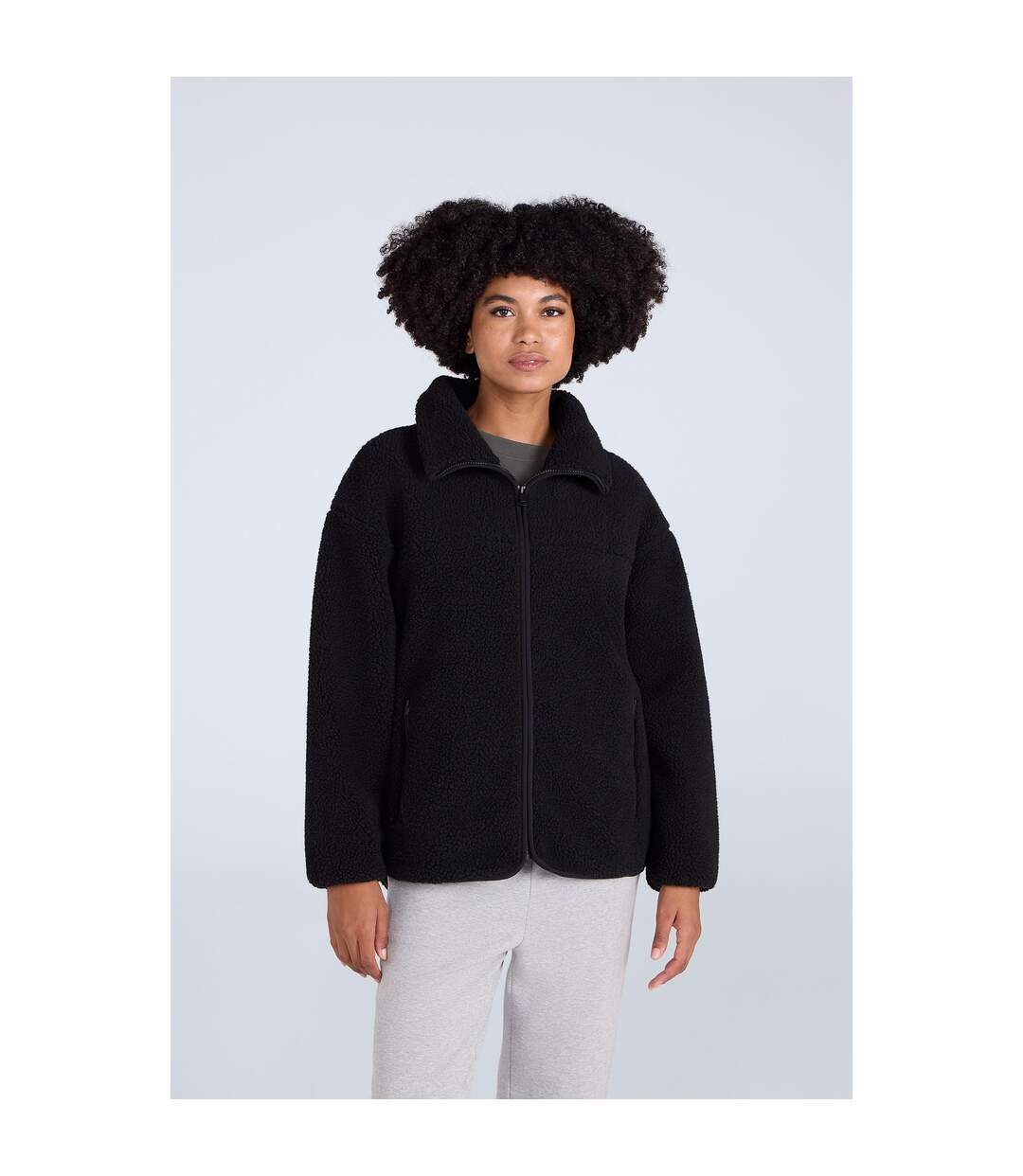 Veste Polaire Anna Femme Noir Animal-1