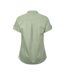 Womens/ladies Coconut Short-sleeved Shirt Light Khaki Mountain Warehouse-2