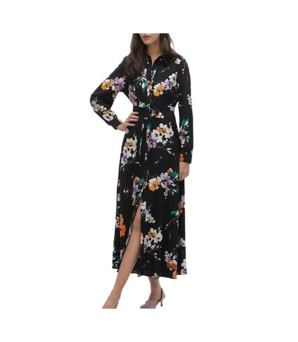 Robe Noire à Moifs Femme Vero Moda Shilah Naja - M