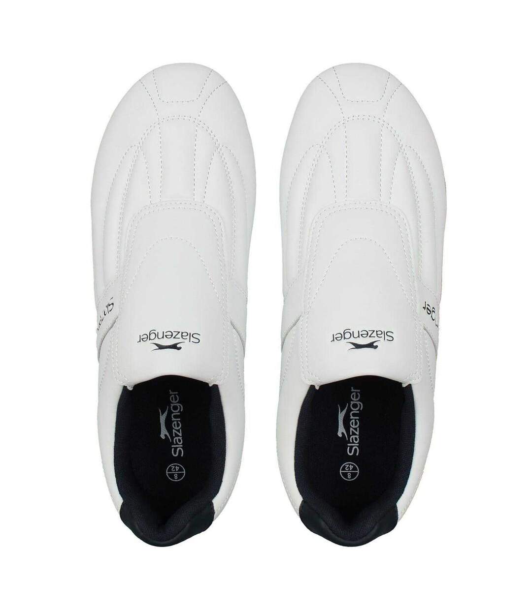 Baskets Warrior Homme Blanc Bleu Marine Slazenger-4