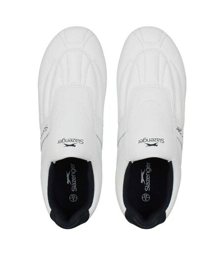 Baskets Warrior Homme Blanc Bleu Marine Slazenger