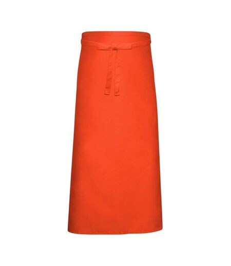 Tablier Bistrot Motif/style Uni Adulte Taille Unique Orange Link Kitchen Wear