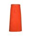 Tablier Bistrot Motif/style Uni Adulte Taille Unique Orange Link Kitchen Wear-1